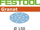 Festool tilbehør slibeskive stf d150 48 p40 gr 10 granat - 575154