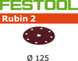 Festool tilbehør slibeskiver stf d125 8 p120 ru2 50 - 499097