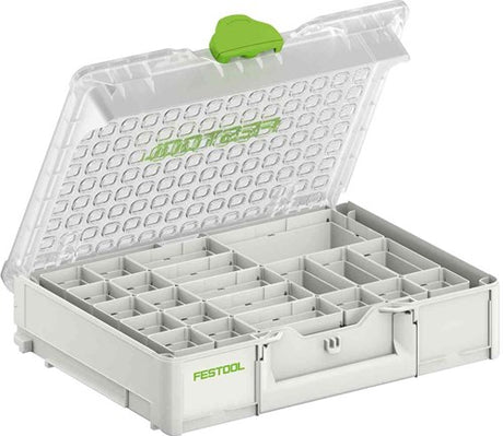 Festool tilbehør sys3 org m 89 systainer organizer | inklusive 22 indsatsbakker - 204853
