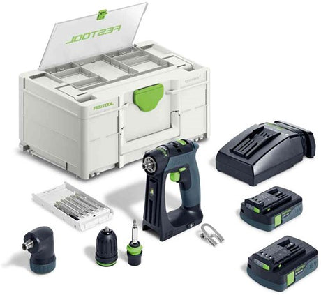 Festool akku bore-/skruemaskine | cxs 18 c 3.0 sæt - 576884