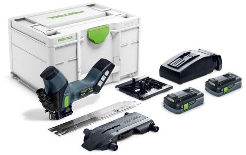 Festool isc 240 hpc 4.0 ebi-plus | batteriisoleringssav 18v 240mm i systainer (2x 4.0ah batteri + oplader) - 576569