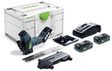Festool isc 240 hpc 4.0 ebi-plus | batteriisoleringssav 18v 240mm i systainer (2x 4.0ah batteri + oplader) - 576569