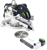 Festool crosscut træksav kapex ks 120 reb | skæredybde 120 mm | dobbelt styresøjle - 575302