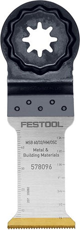 Festool tilbehør Festool MSB 60 32 hm OSC hårdmetal savklinge - 578096