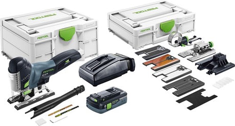 Festool psc 420 hpc 4.0 ebi sæt carvex akku pendulstiksav - 576523