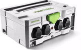 Festool tilbehør festool sys-powerhub sys-ph 10 meter forlængerkabel med 5 stikkontakter i systainer - 200231
