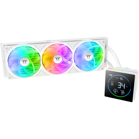 Thermaltake TH360-S V3 ARGB Sync AIO væskekøler - Snow Edition vandkøling (hvid)