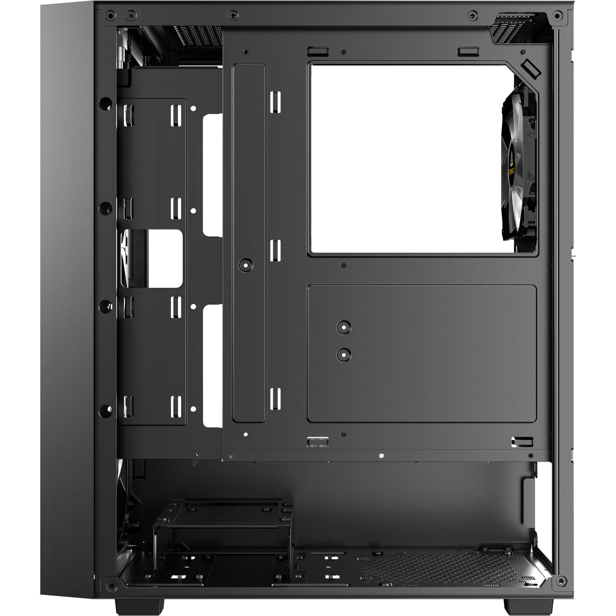 Antec ax65 argb midi tårnhus (sort | 3x usb-a | hærdet glas)