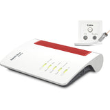Fritz! box 6670 cable edition international router (hvid rød)