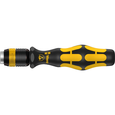 Wera bit håndholder 813 r skruetrækker (sort gul, ESD, ikke-magnetisk, 90 mm)