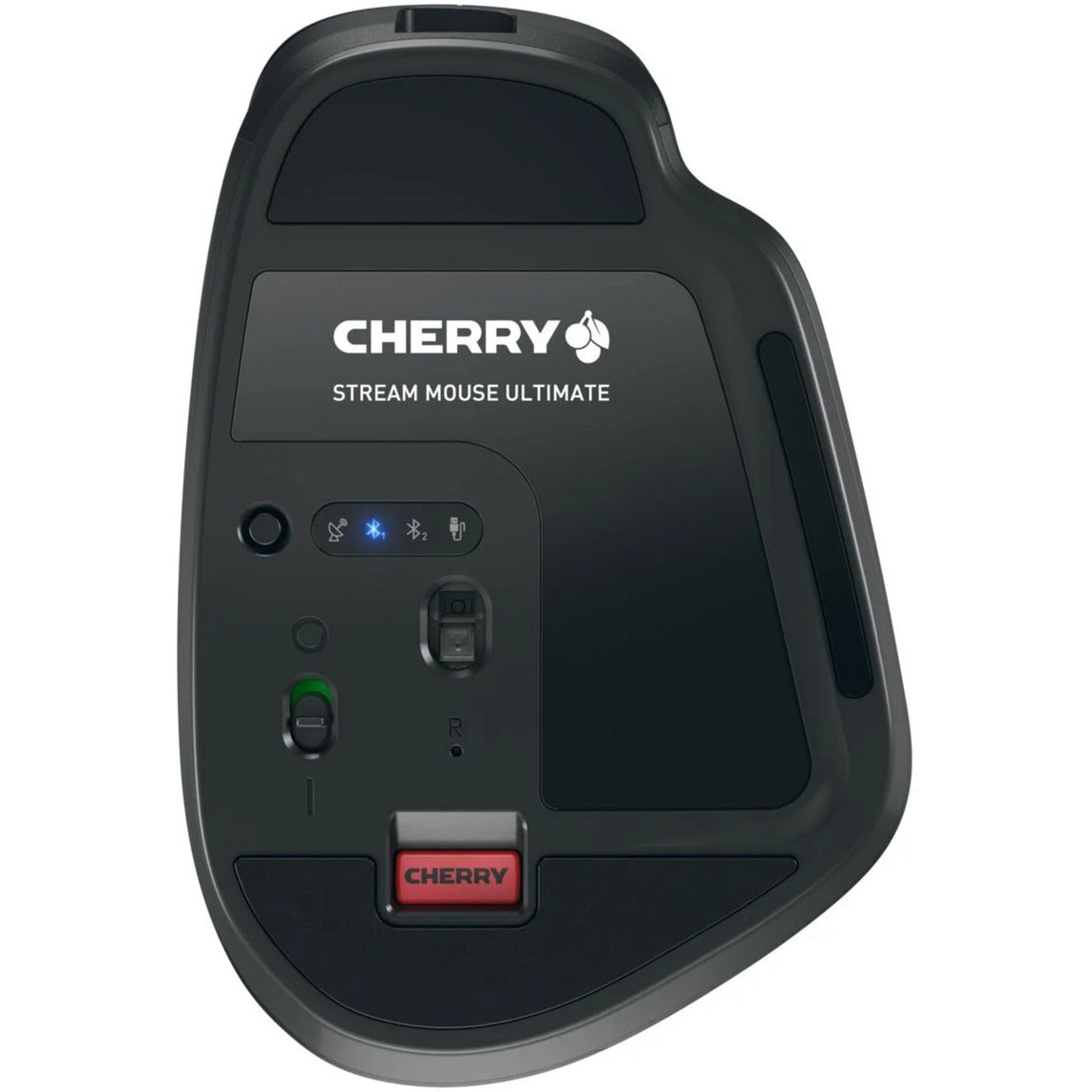 Cherry stream-mus ultimativ (sort kobber, 6.000 dpi, Bluetooth 2,4 GHz USB)