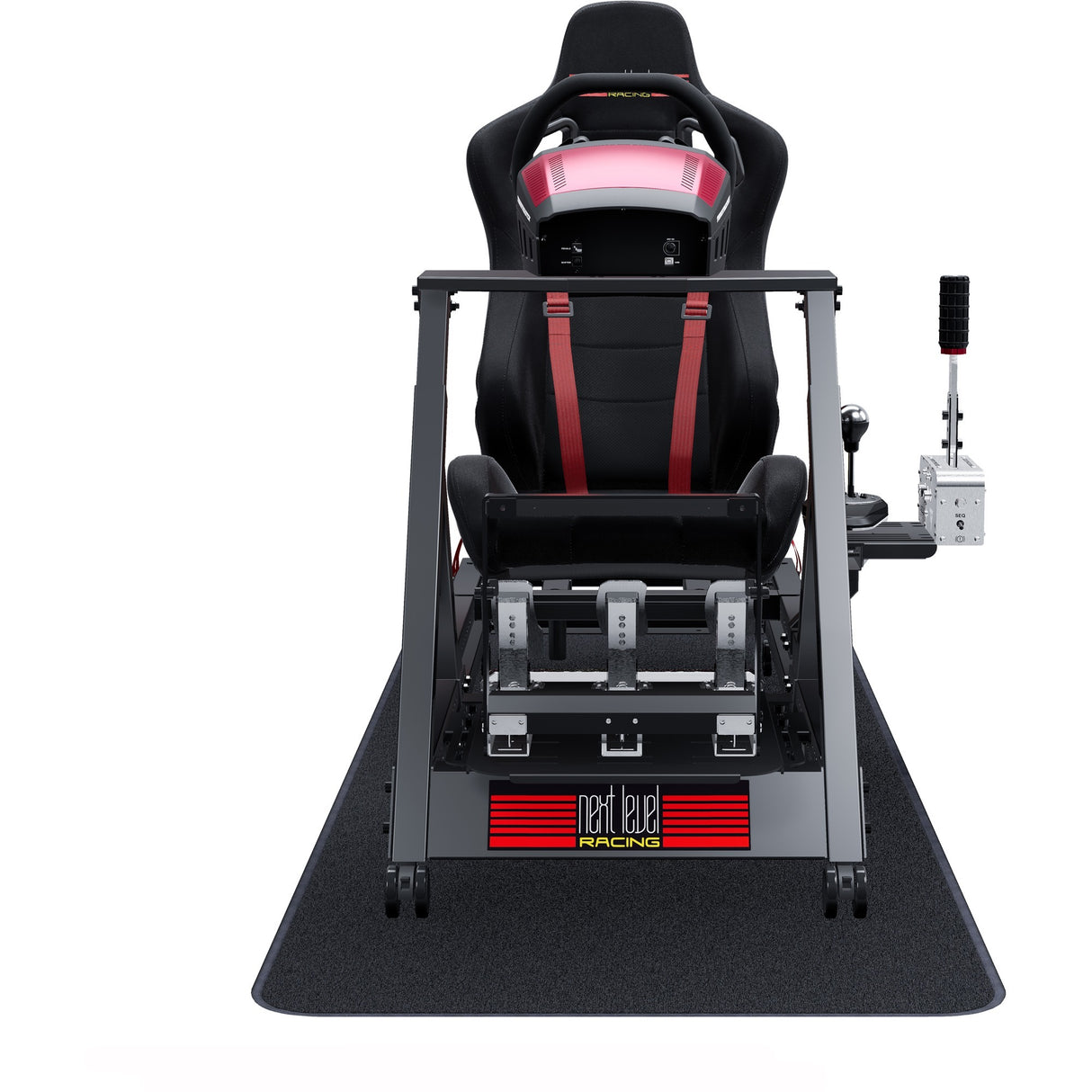 Næste niveau racing GT banesimulator cockpit racing simulator (sort)