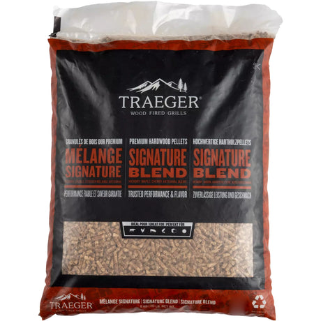 Traeger hårdttræ signatur brændstofpiller (9 kg)