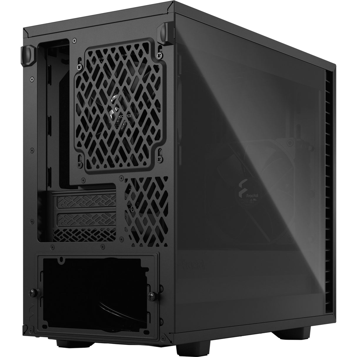 Fractal design definerer 7 nano sort TG lys tonet midi tårnhus (sort | 4x USB-A | 1x USB-C | vindue)