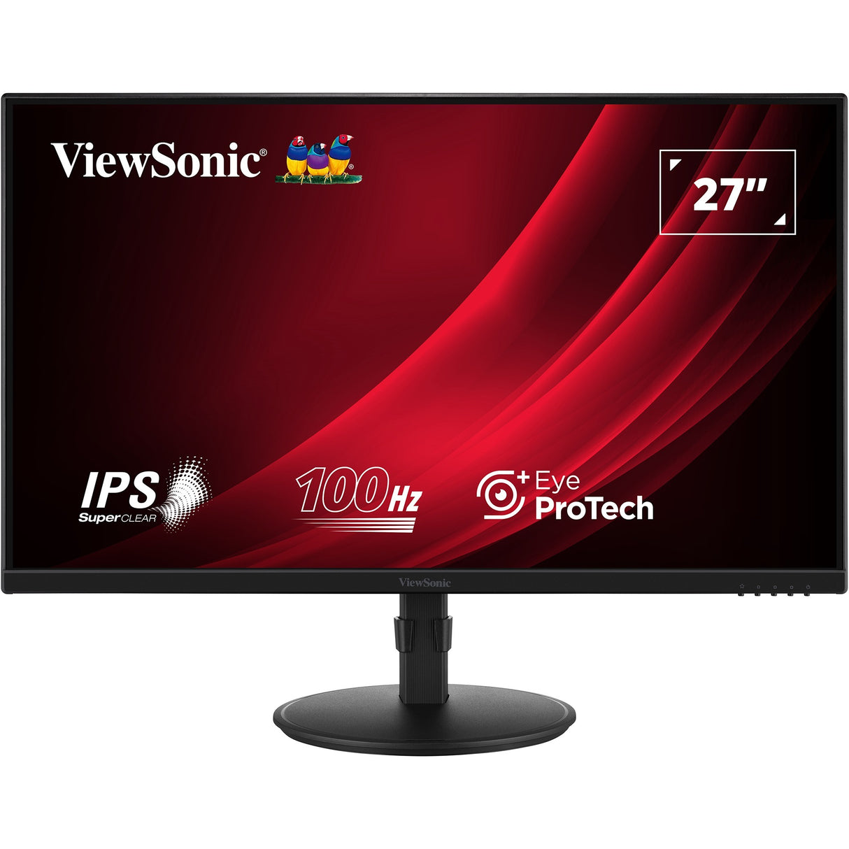 Viewsonic vg2708a-mhd 27 skærm (sort, 1x hdmi, 1x skærmport, vga, lyd, 100 hz)