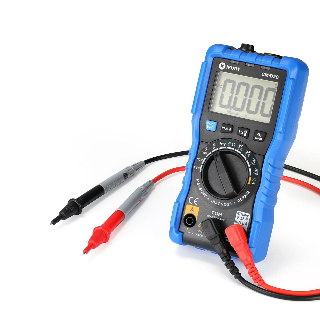 Ifixit digital multimeter måleenhed (blå)