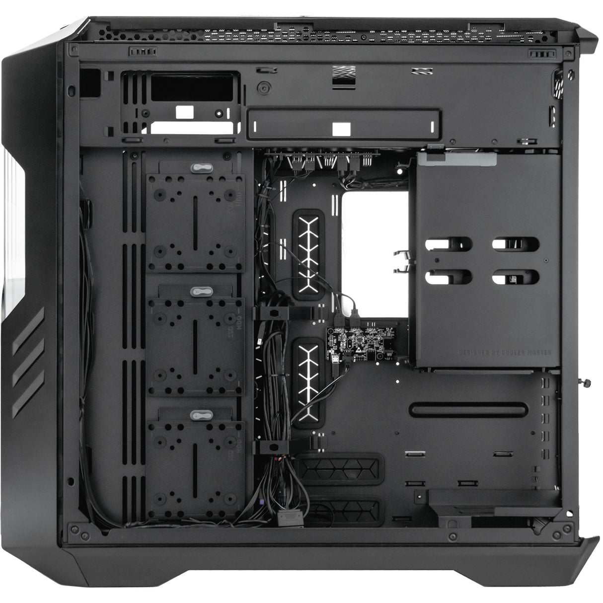 Cooler master haf 700 evo stort tårnhus (grå | 4x USB-A | 1x USB-C | RGB | hærdet glas)