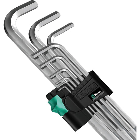 Wera unbrakonøglesæt 950 9 hex-plus 4 (krom, 9 dele)