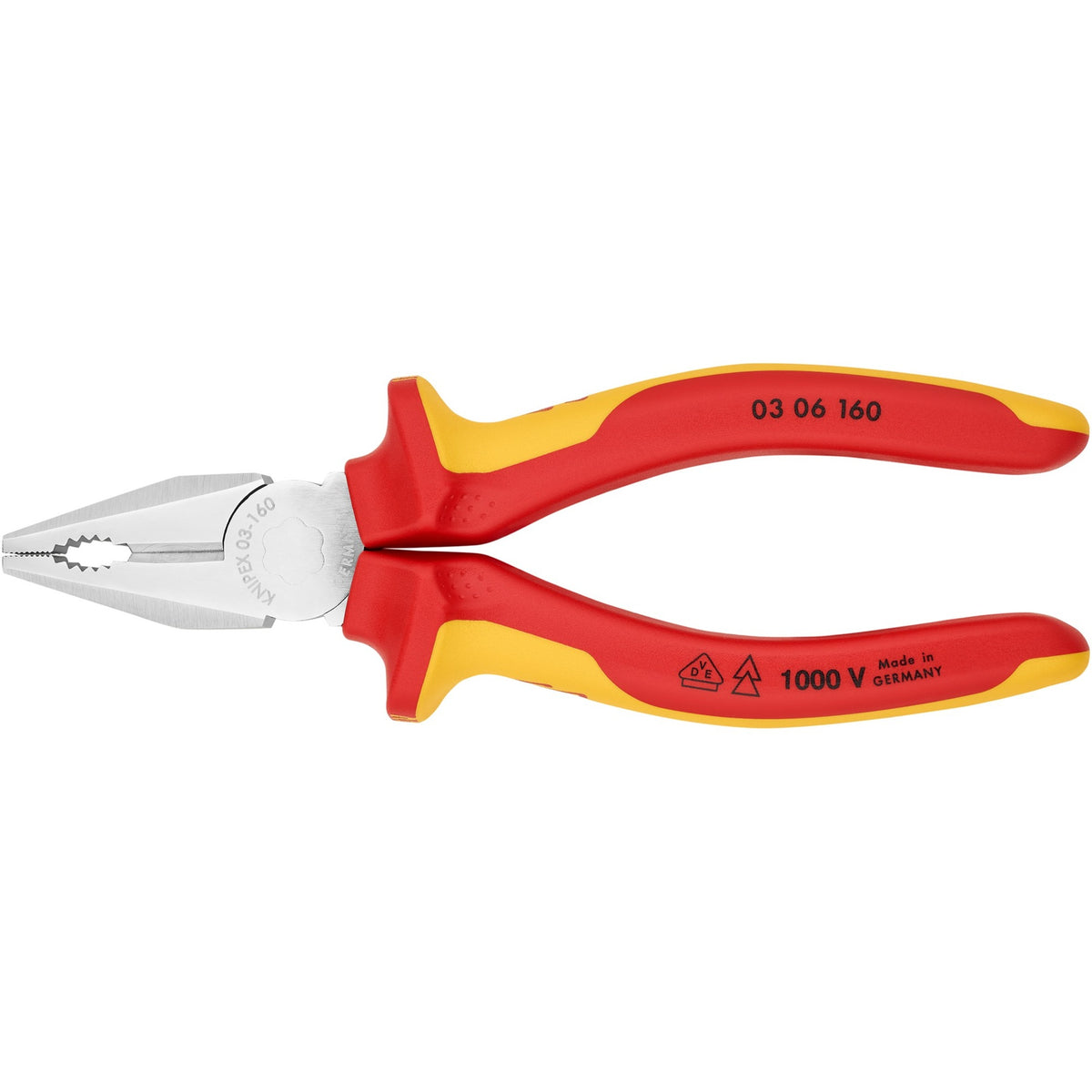 Knipex 03 06 160 kombitang forkromet comfort vde 160mm