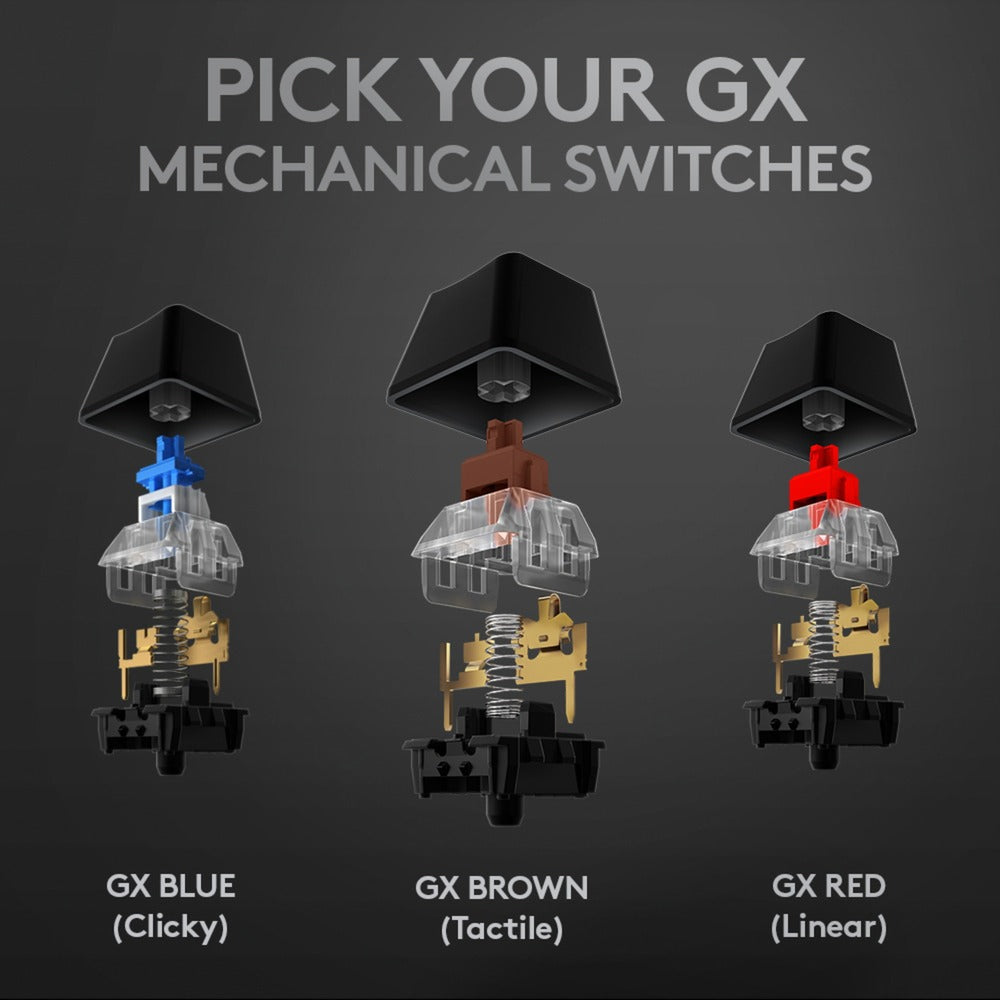 Logitech Logitech G512 Carbon LightSync RGB Mekanisk spiltastatur