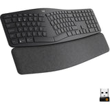 Logitech k860 ergo tastatur (sort, 100%, bluetooth, us international iso)