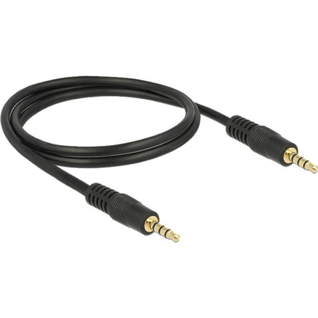 Delock 3,5 mm hankablet > 3,5 mm hankabel (sort, 1 meter)