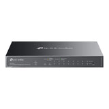 Tp-link omada es210gmp 10-ports gigabit let styret switch (sort, 8x poe+, 1x gigabit sfp)