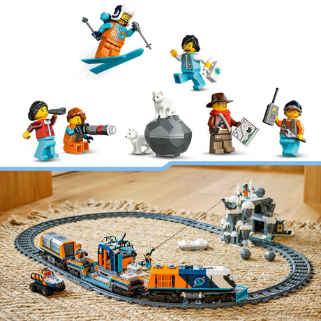 Lego city forskningstog på nordpolen køretøjslegetøj - 60470