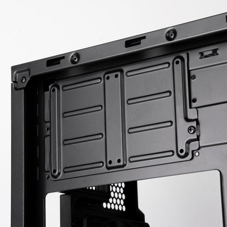 Silverstone CS382 mini tårnhus (sort | 2x USB-A | 1x USB-C)
