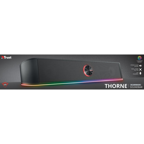 Trust GXT 619 Thorne RGB Illuminated Soundbar (sort, RGB LED)