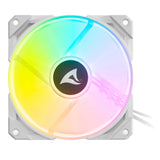Sharkoon rebel f50 pwm rgb kabinet blæser (hvid, 120 x 120 x 25 mm)