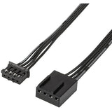 Silverstone shark force 120 kabinet blæser (sort, 120 x 120 x 25 mm, pwm)