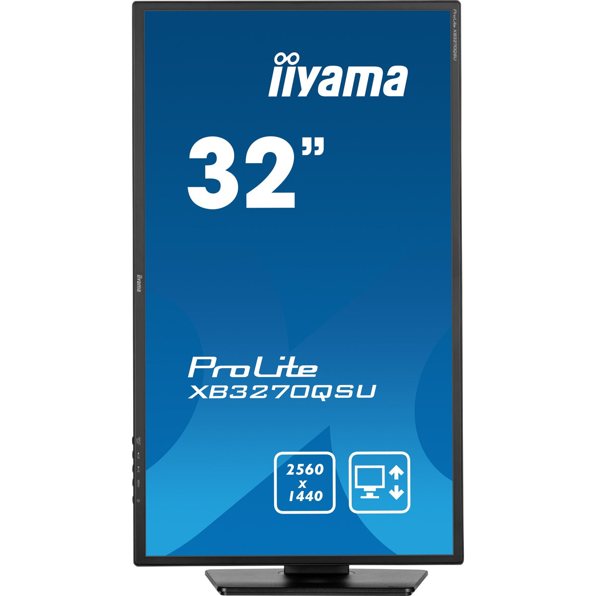 Iiyama prolite xb3270qsu-b1 31.5 skærm (sort, HDMI, skærmport, 3x USB-A, USB-B)