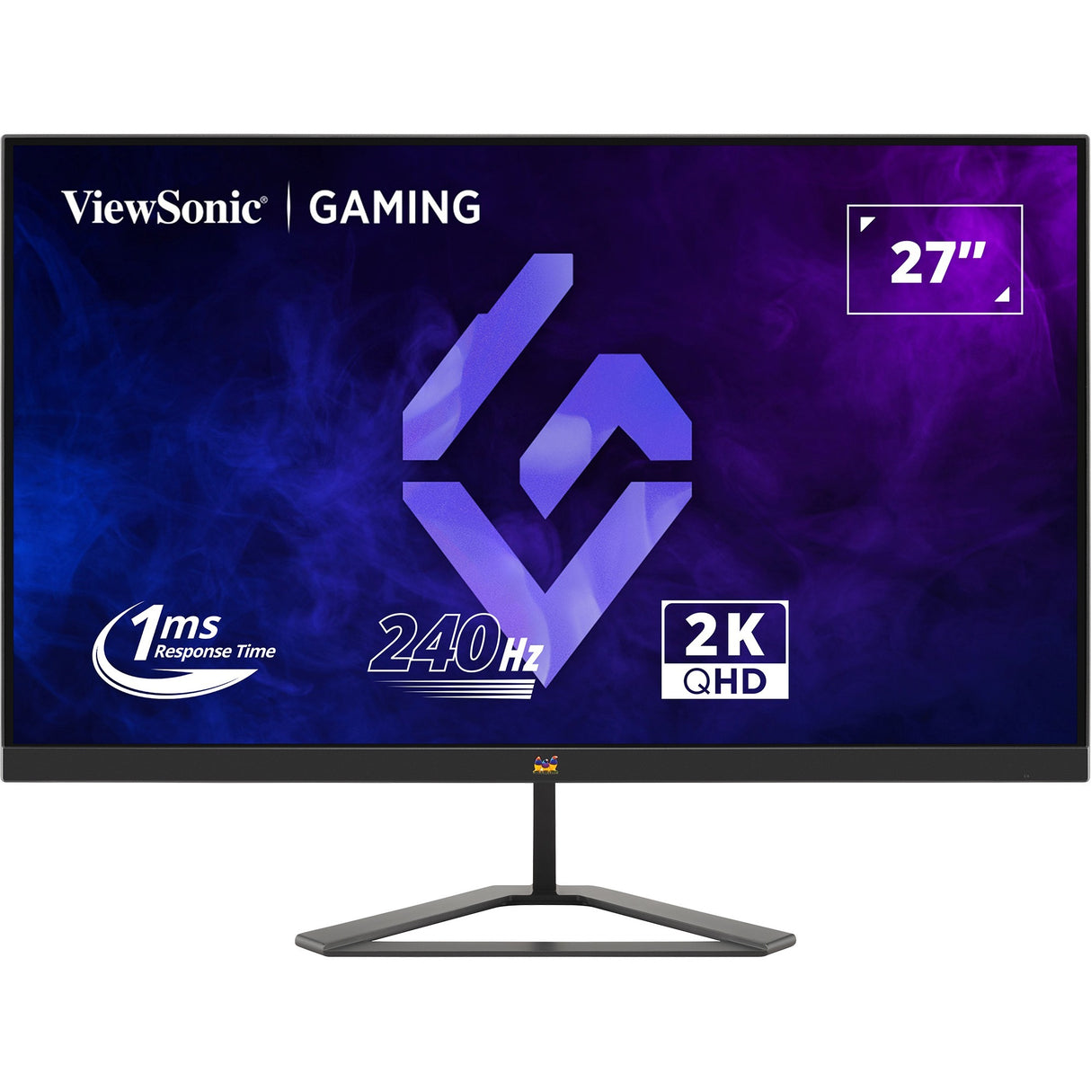 Viewsonic vx2758a-2k-pro-3 27 gaming-skærm (sort (mat), 2x HDMI | 1x skærmport | HDR10 | 240 Hz)