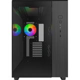 Montech king 65 pro midi tårnhus (sort | 2x USB-A | 1x USB-C | vindue)
