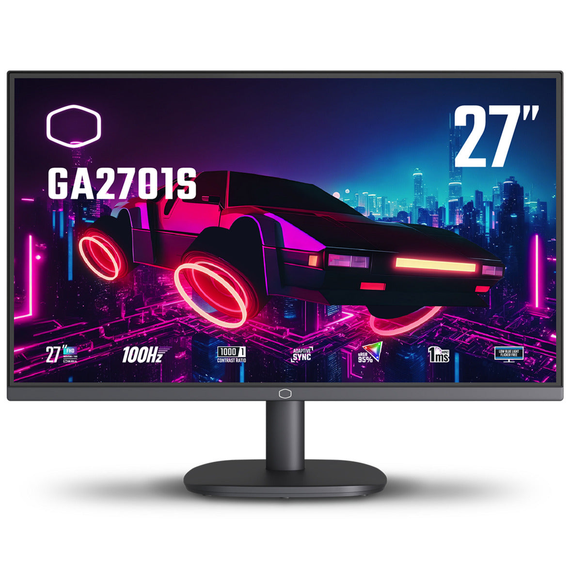 Cooler master ga2701s 27 gaming skærm (sort, 100 Hz, VGA, HDMI)