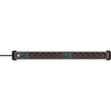 Brennerstuhl premium-alu-line fatning 12-vejs 3 m h05vv-f 3g1.5 2x 6-vejs omskiftelige fatninger