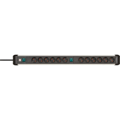 Brennerstuhl premium-alu-line fatning 12-vejs 3 m h05vv-f 3g1.5 2x 6-vejs omskiftelige fatninger