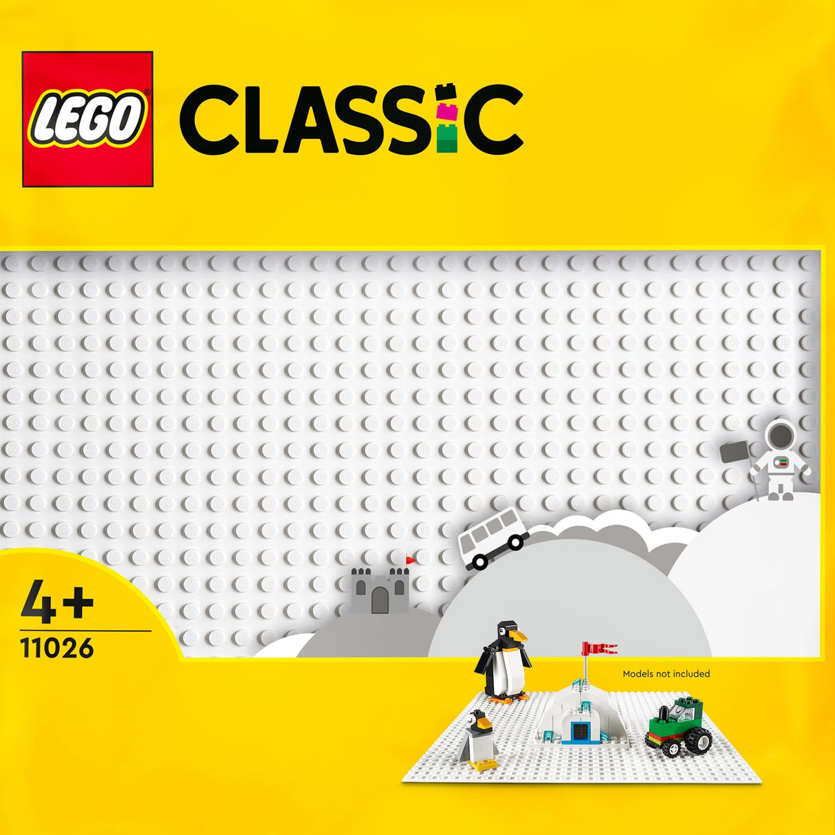 Lego classic 11026 byggeplade hvid
