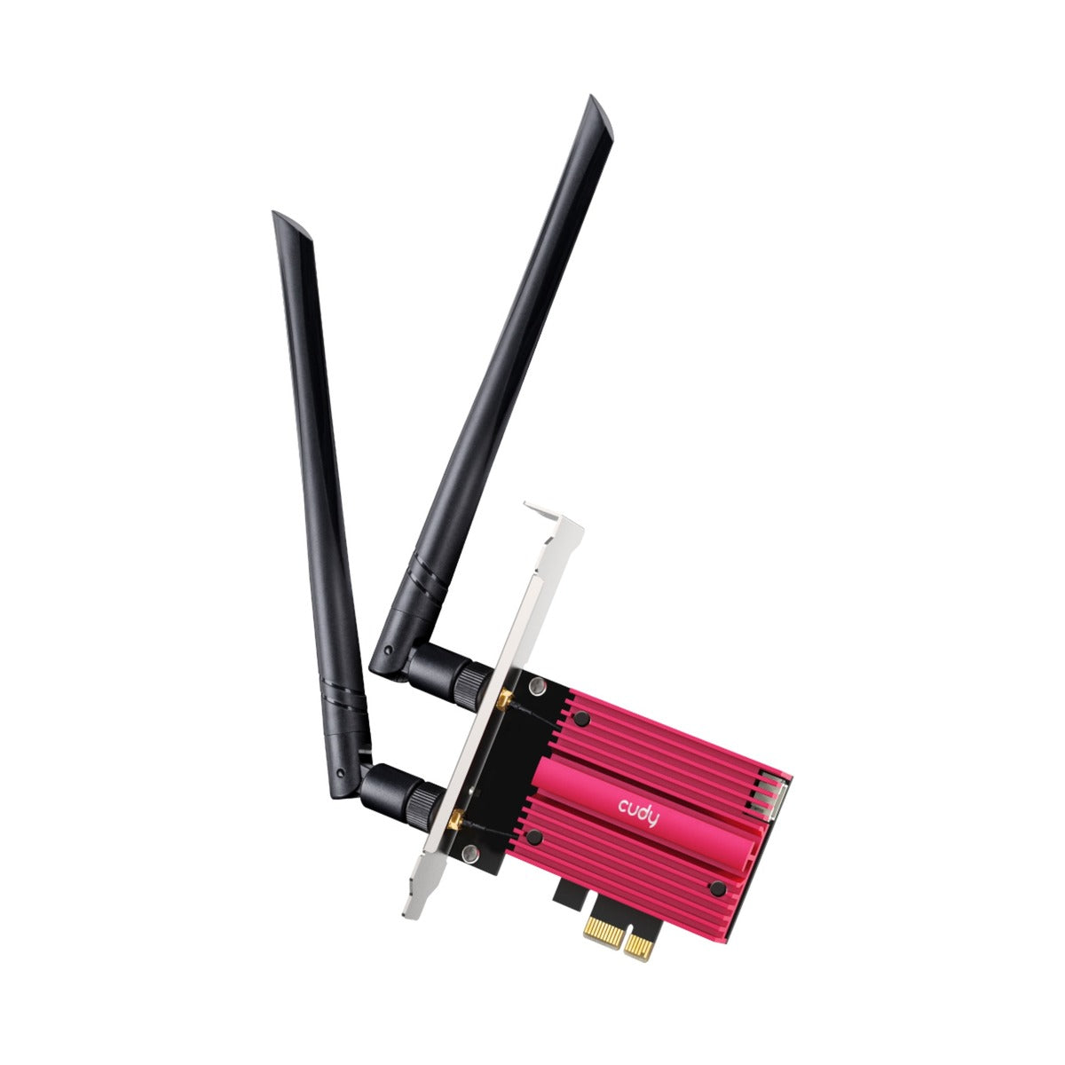 Cudy AX5400 Wi-Fi 6e Bluetooth 5.3 PCI-E WLAN-adapter (rød)