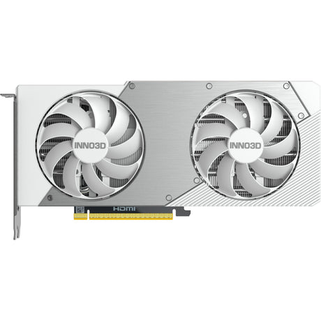 Inno3d geforce rtx 5070 twin x2 oc hvidt grafikkort (hvidt, dlss 4, 3x skærmport, 1x hdmi 2.1)