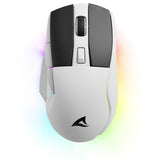 Sharkoon skiller sgm50w gaming mus (hvid, 400 - 6400 dpi, rgb LED'er)