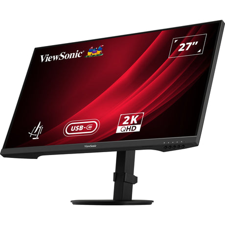 Viewsonic vg2709-2k-mhdu-2 27 skærm (sort, 1x HDMI, 1x skærmport, USB-C, USB-A, USB-B, 100hz)