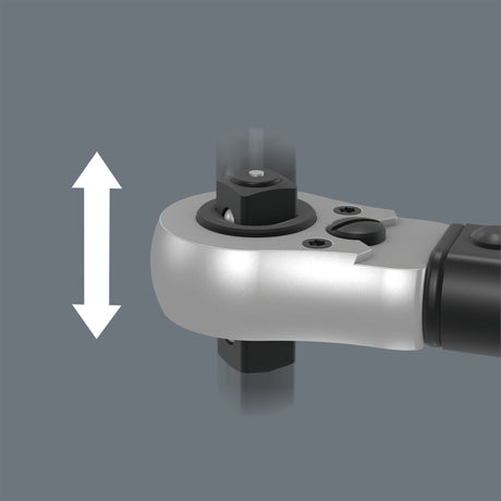 Wera klik-moment c 3 push r l justerbar momentnøgle (sort grøn, 40-200 nm)