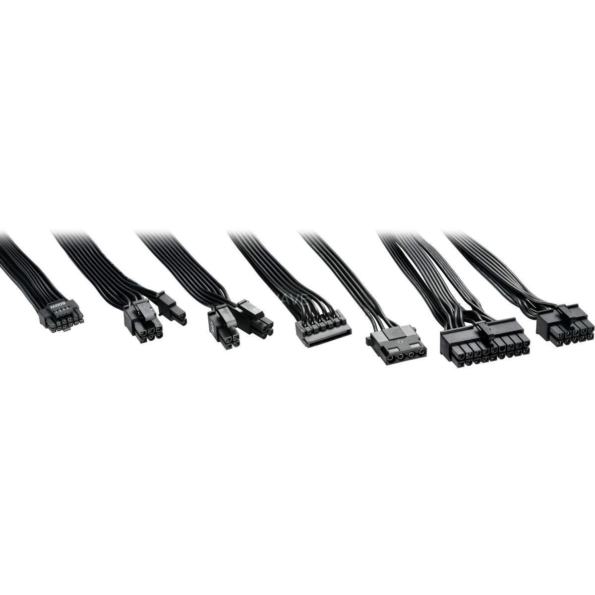 Sharkoon rebel p20 modulær 1000 watt strømforsyning (sort, 1x 12vhpwr, 4x pcie)