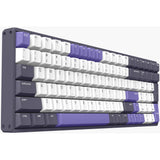 Iqunix f97 lavandin trådløst mekanisk tastatur (lavendel, us-layout (qwerty), cherry mx silent red, 96%, rgb-lysdioder, hot-swappable, pbt, 2.4ghz | bluetooth 5.1 | usb-c)
