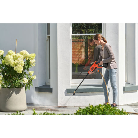 Black+decker bcpc18d1 18v 24bar højtryksrenser - inklusive 1x2,0 ah batteri - bcpc18d1-qw
