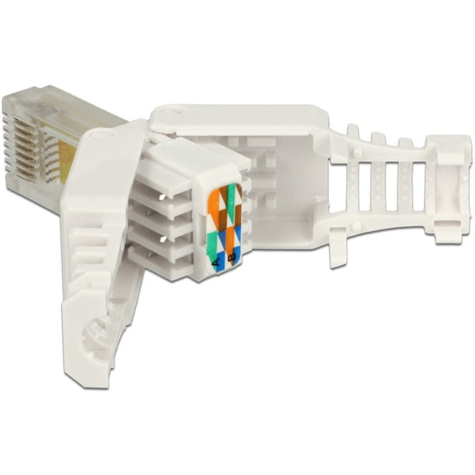 Delock rj45 stik cat.5e utp værktøjsfrit stik (hvidt, 2 stk.)