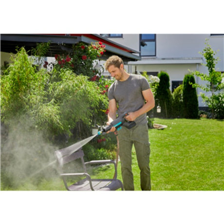 Gardena aquaclean 24 18v p4a - batteri højtryksrenser - 24 bar - inkl. batteri og oplader