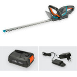 Gardena batteri hækkeklipper comfortcut 60 18v p4a sæt (grå turkis, 14731-20, batteri medfølger)